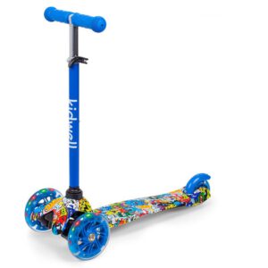 PATINETE INFANTIL UNO MONSTERS AZUL 3 RUEDAS COLORES