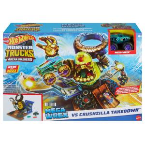 Hot Wheels Monster Trucks Arena World Derribo De Gor-Zilla