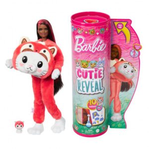 Barbie Cutie Reveal Panda rojo